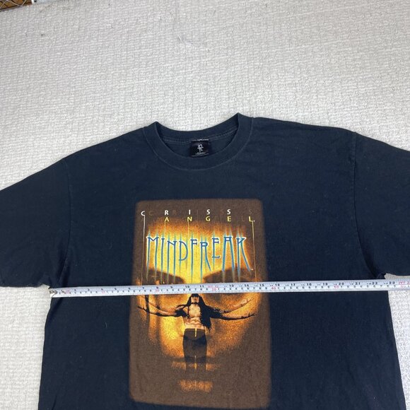VTG 2007 Criss Angel Mindfreak Promo T-Shirt Magician Magic Trick TV Show READ - Picture 10 of 16
